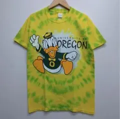 ドナルドダック ディズニー オレゴン大学 GILDAN Tシャツ S