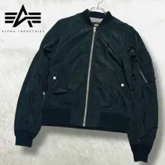 美品 アルファ MA-1 フライトジャケット ブラック y2k 短丈 Lサイズ