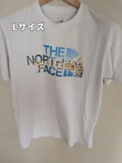 ノースフェイス ホワイト 半袖Tシャツ Lサイズ
