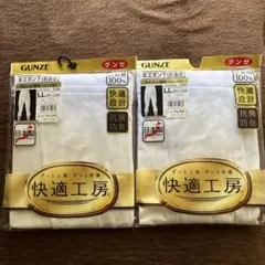 新品GUNZE 半ズボン下（前あき） LLサイズ2枚セット