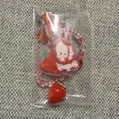 サンリオ　いちご新聞50周年　シークレットストラップ　ポチャッコ