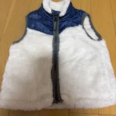 90cmモフモフベスト　　ファーフリースベスト