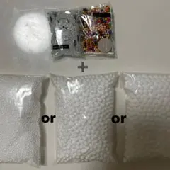 発泡ビーズとシュガービーズ セット スライム
