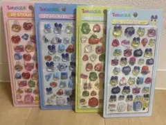 ボンボンドロップシール　たまごっち 3D 4枚セット