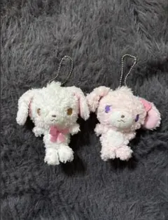 希少 平成レトロ シュガーバニーズ ペア 根付 キーホルダー Sanrio 希少 平成レトロ シュガーバニーズ ペア 根付 キーホルダー Sanrio
