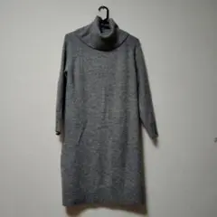 ワンピース　NATURAL BEAUTY BASIC ニット　タートル　サイズM