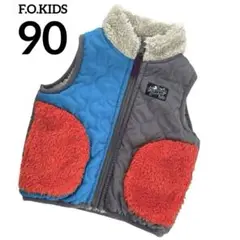 F.O.KIDS エフオーキッズ ボア リバーシブル ベスト 90 アウター