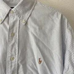 90s Ralph Lauren ストライプ シャツ 長袖 YARMOUTH