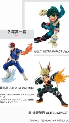 僕のヒーローアカデミア フィギュア 3体セット