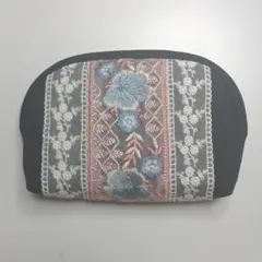 ゆかり様専用　インド刺繍リボン ポーチ