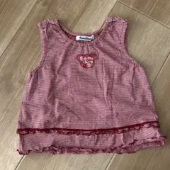 familiar ボーダータンクトップ　100cm