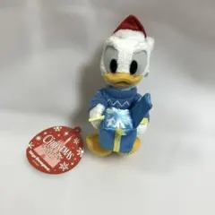 ディズニーランド　CHRISTMAS2017 ドナルドダック　ぬいぐるみバッジ