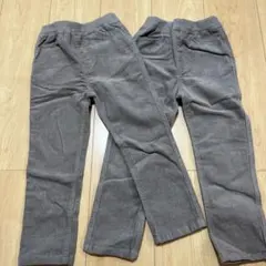 新品タグ付き プティマイン コーデュロイ パンツ 110 2枚