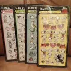 ☆*☆様 硬いシール　キャラクター3Dシール4枚セット