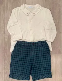 familiar ファミリア セット ブラウス ハーフパンツ セット 男の子