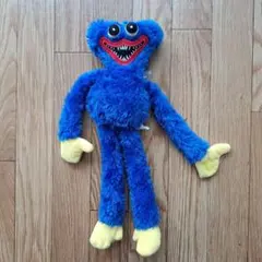 Huggy Wuggy ぬいぐるみ 青　傷あり
