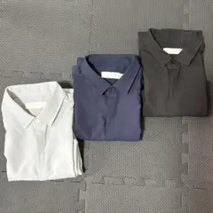 3着セット】グランサッソ 半袖ポロシャツ 50 黒/紺/チャコール - メルカリ
