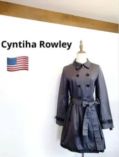 【極美品】Cyntiha Rowley ネイビースプリングコート-2のサムネイル