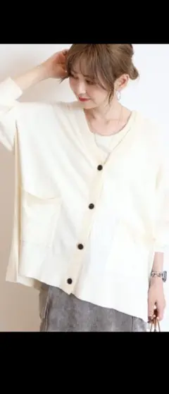 AMERICAN HOLIC アイボリー カーディガン M