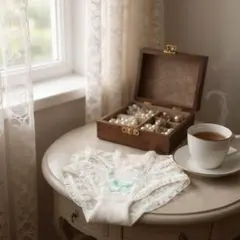 2枚セットアイボリー＆ミントLサイズ／可愛さ満点✨　かわいい　PT150