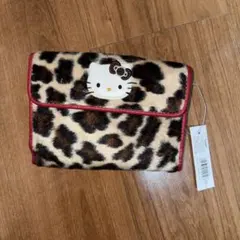 【レトロ】ハローキティ　 キティちゃん　ヒョウ柄　折りたたみ財布