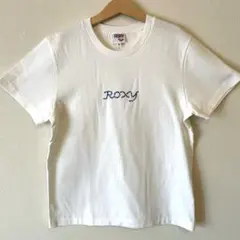 ROXY ロキシー 半袖 ロゴ Tシャツ ホワイト コットン100% M