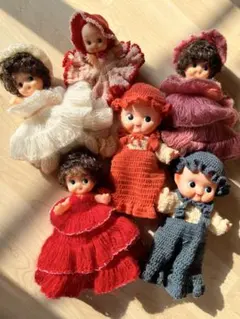 昭和キューピー　ドール 6体セット 衣装付き