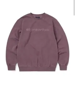 thisisneverthat パープル クルーネックスウェット 2025年最新】thisisneverthat スウェット 紫の人気アイテム