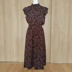 ハイネック半袖ロングワンピース　OLIVEde OLIVE