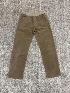 SHIPSコーデュロイブラウンロングパンツ