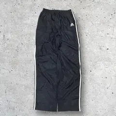 90s adidas ナイロンパンツ バギーパンツ 極太 y2k 古着 ワイド