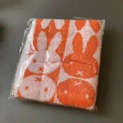ミッフィー　フェイスタオル　　　オレンジ