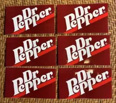 Dr Pepper ドクターペッパー ステッカー 6枚セットのサムネイル