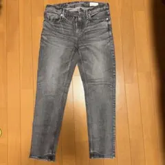 upper hights スリムフィット グレー デニムパンツ