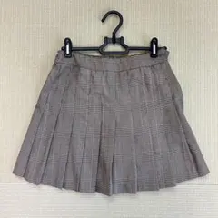 BROWNY STANDARD チェック柄 プリーツスカート Sサイズのサムネイル