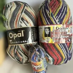 Opal Illusion マルチカラー毛糸 100g 425m,梅村マルティナ