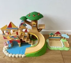 【廃盤】シルバニアファミリー 赤ちゃん広場のお池であそぼ おまけのお砂場セット付