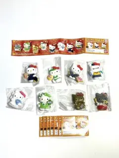 サンリオ　くっつくんです8 全8種類　マグネット　ハローキティ　開運マスコット編
