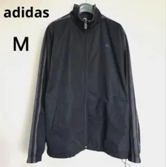 古着　adidas ナイロンジャケット ブラック メンズ M