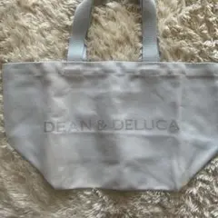 【訳あり】色褪せありDEAN & DELUCA エコバッグ シルバー キャンバス