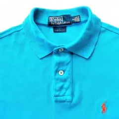 Polo by Ralph Lauren エメラルドブルー鹿の子半袖ポロシャツS