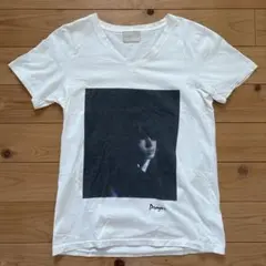 FACTOTUM VネックプリントTシャツ ホワイトのサムネイル