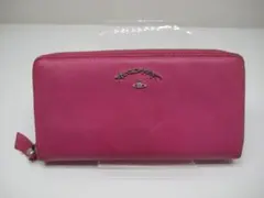 ヴィヴィアンウエストウッド アングロマニア　ピンク レザー 長財布
