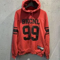 #944 BACKCHANNEL バックチャンネル　パーカー　L 赤　古着のサムネイル