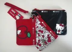 レスポートサック　ポーチセット　キティちゃん