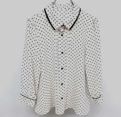 MISCHMASCHドット柄ボタンシャツ サイズ38