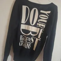 激安！RODEO CROWNS ブラック Vネックセーター