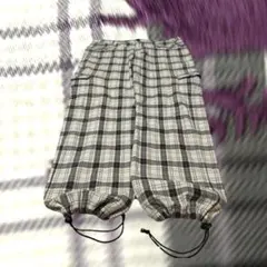 00s archive OAKLEY wide check pants テック系 - メルカリ