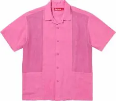 【週末限定値下げ中】Supreme ピンク 半袖シャツ メッシュ 2026年最新】supreme mesh panel linen s/sの人気アイテム - メルカリ