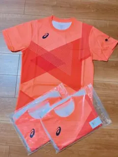 asics オリンピック　読売　Tシャツ　XL【2枚セット】
